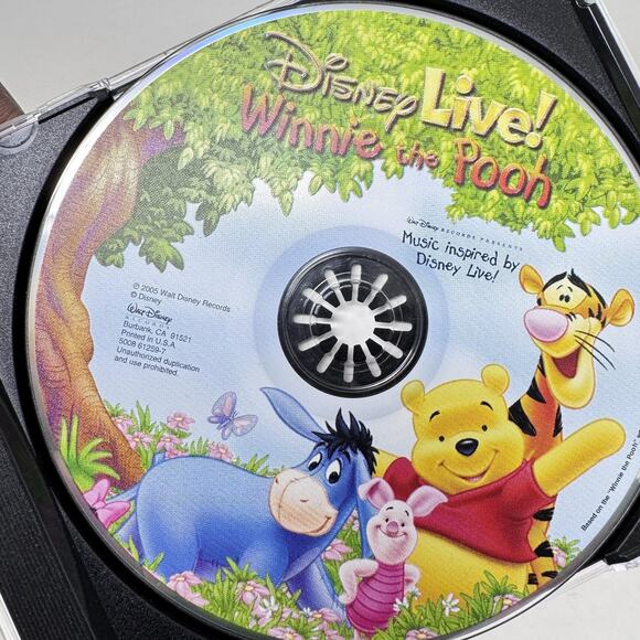 Disney CD Winnie the Pooh 2005 Soundtrack Tigger Piglet Music‎ Inspired Yoto MYO - Picture 3 of 8
